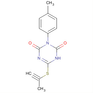 1,3,5-Triazine-2,4(1H,3H)-dione, 3-(4-methylphenyl)-6-(2-propynylthio)-