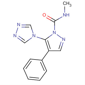 1H-Pyrazole-1-carboxamide,N-methyl-4-phenyl-5-(4H-1,2,4-triazol-4-yl)-