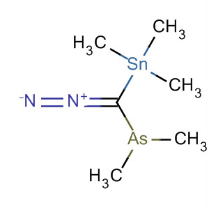 Arsine, [diazo(trimethylstannyl)methyl]dimethyl-