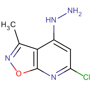 Isoxazolo[5,4-b]pyridine, 6-chloro-4-hydrazino-3-methyl-