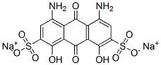 disodium 4,5-diamino-9,10-dihydro-1,8-dihydroxy-9,10-dioxoanthracene-2,7-disulphonate