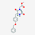methyl 2-[[2-formamido-3-(4-phenylmethoxyphenyl)propanoyl]amino]acetate