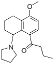 1-(1,2,3,4-Tetrahydro-8-butyryl-5-methoxynaphthalen-1-yl)pyrrolidine