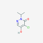 3(2H)-Pyridazinone, 4-chloro-5-hydroxy-2-(1-methylethyl)-