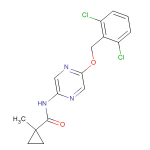 Cyclopropanecarboxamide,N-[5-[(2,6-dichlorophenyl)methoxy]pyrazinyl]-1-methyl-