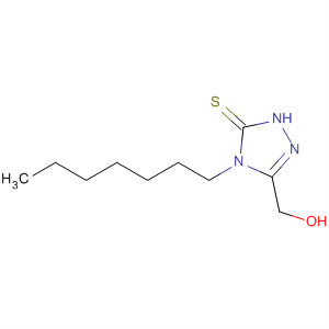 3H-1,2,4-Triazole-3-thione, 4-heptyl-2,4-dihydro-5-(hydroxymethyl)-