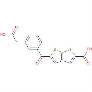 Thieno[2,3-b]thiophene-2-carboxylic acid, 5-[3-(carboxymethyl)benzoyl]-