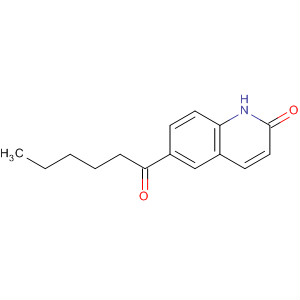 2(1H)-Quinolinone, 3,4-dihydro-6-(1-oxohexyl)-