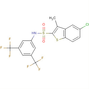 Benzo[b]thiophene-2-sulfonamide,N-[3,5-bis(trifluoromethyl)phenyl]-5-chloro-3-methyl-