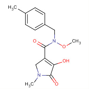 1H-Pyrrole-3-carboxamide,2,5-dihydro-4-hydroxy-N-methoxy-1-methyl-N-[(4-methylphenyl)methyl]-5-oxo-