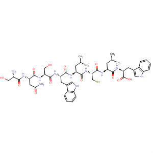 L-Tryptophan,L-seryl-L-asparaginyl-L-seryl-L-tryptophyl-L-leucyl-L-cysteinyl-L-leucyl-
