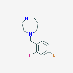 1-(4-BROMO-2-FLUOROBENZYL)-1,4-DIAZEPANE