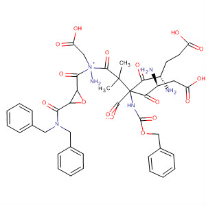 L-Valine, N-[(phenylmethoxy)carbonyl]-L-a-aspartyl-L-a-glutamyl-,3-[2-[[3-[[bis(phenylmethyl)amino]carbonyl]oxiranyl]carbonyl]-2-(carboxymethyl)hydrazide]