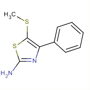 2-Thiazolamine, 5-(methylthio)-4-phenyl-