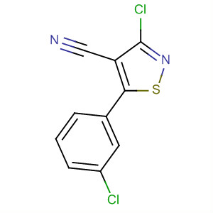 4-Isothiazolecarbonitrile, 3-chloro-5-(3-chlorophenyl)-
