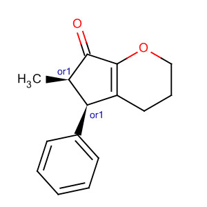 Cyclopenta[b]pyran-7(2H)-one, 3,4,5,6-tetrahydro-6-methyl-5-phenyl-,(5R,6R)-rel-