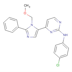 2-Pyrimidinamine,N-(4-chlorophenyl)-4-[1-(methoxymethyl)-2-phenyl-1H-imidazol-5-yl]-