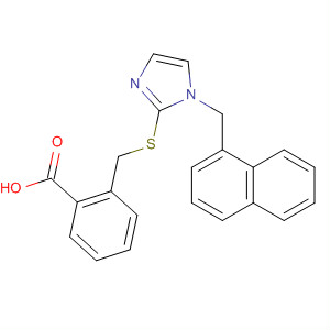 Benzoic acid,2-[[[1-(1-naphthalenylmethyl)-1H-imidazol-2-yl]thio]methyl]-