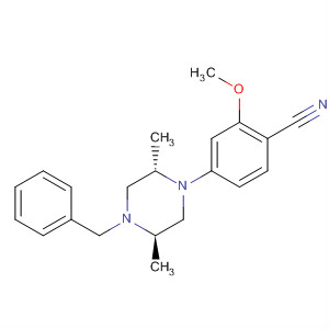 Benzonitrile,4-[(2S,5R)-2,5-dimethyl-4-(phenylmethyl)-1-piperazinyl]-2-methoxy-