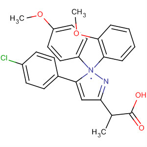 1H-Pyrazole-3-propanoic acid,5-(4-chlorophenyl)-a-(2-methoxyphenyl)-1-(4-methoxyphenyl)-