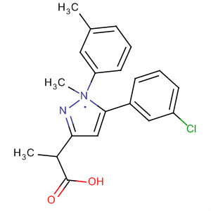 1H-Pyrazole-3-propanoic acid,5-(3-chlorophenyl)-1-methyl-a-(3-methylphenyl)-
