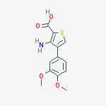 2-Thiophenecarboxylic acid, 3-amino-4-(3,4-dimethoxyphenyl)-