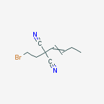 Propanedinitrile, (2-bromoethyl)(2E)-2-butenyl-