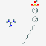 [1,1'-Biphenyl]-4-sulfonic acid, 4'-decyl-, compd. with guanidine (1:1)