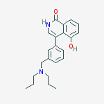 1(2H)-Isoquinolinone, 4-[3-[(dipropylamino)methyl]phenyl]-5-hydroxy-