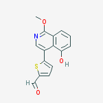 2-Thiophenecarboxaldehyde, 5-(5-hydroxy-1-methoxy-4-isoquinolinyl)-