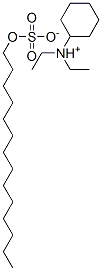 cyclohexyldiethylammonium tetradecyl sulphate