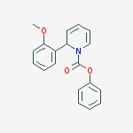 1(2H)-Pyridinecarboxylic acid, 2-(2-methoxyphenyl)-, phenyl ester