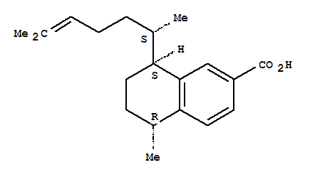 2-Naphthalenecarboxylicacid, 8-(1,5-dimethyl-4-hexenyl)-5,6,7,8-tetrahydro-5-methyl-, [5R-[5a,8b(S*)]]-