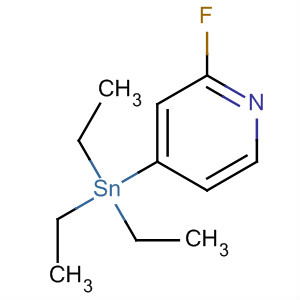 Pyridine, 2-fluoro-4-(triethylstannyl)-
