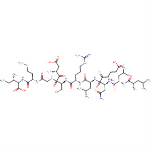 L-Isoleucine,L-leucyl-L-leucyl-L-a-glutamyl-L-asparaginyl-L-leucyl-L-arginyl-L-a-aspartyl-L-cysteinylglycyl-L-methionyl-