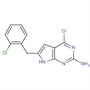 1H-Pyrrolo[2,3-d]pyrimidin-2-amine,4-chloro-6-[(2-chlorophenyl)methyl]-