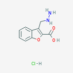 3-(hydrazinylmethyl)-1-benzofuran-2-carboxylic acid