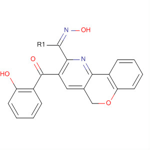 Methanone, 5H-[1]benzopyrano[4,3-b]pyridin-3-yl(2-hydroxyphenyl)-,oxime