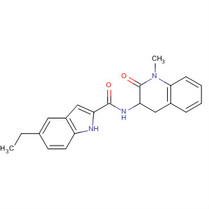 1H-Indole-2-carboxamide,5-ethyl-N-(1,2,3,4-tetrahydro-1-methyl-2-oxo-3-quinolinyl)-