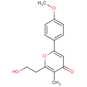 4H-Pyran-4-one,tetrahydro-2-(2-hydroxyethyl)-6-(4-methoxyphenyl)-3-methyl-,(2R,3S,6R)-