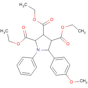 2,3,4-Pyrrolidinetricarboxylic acid, 5-(4-methoxyphenyl)-1-phenyl-,triethyl ester