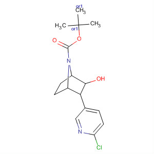 7-Azabicyclo[2.2.1]heptane-7-carboxylic acid,2-(6-chloro-3-pyridinyl)-3-hydroxy-, 1,1-dimethylethyl ester,(1R,2R,3S,4S)-rel-