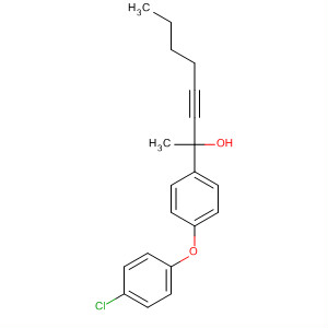 Benzenemethanol, 4-(4-chlorophenoxy)-a-1-hexynyl-a-methyl-