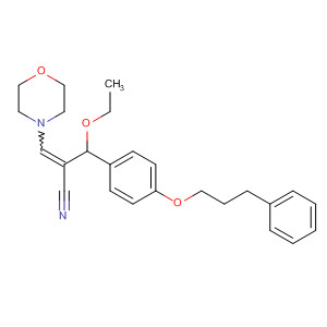 Benzenepropanenitrile,3-ethoxy-a-(4-morpholinylmethylene)-4-(3-phenylpropoxy)-
