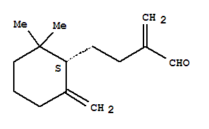 Cyclohexanebutanal,2,2-dimethyl-a,6-bis(methylene)-,(S)-