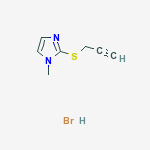 1-methyl-2-(prop-2-yn-1-ylsulfanyl)-1H-imidazole hydrobromide