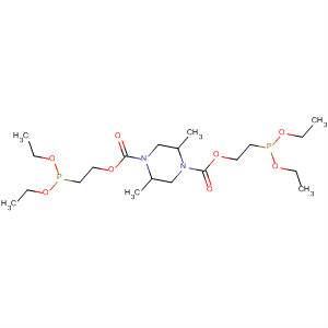 1,4-Piperazinedicarboxylic acid, 2,5-dimethyl-,bis[2-(diethoxyphosphinyl)ethyl] ester