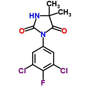 3-(3,5-dichloro-4-fluorophenyl)-5,5-dimethylimidazolidine-2,4-dione