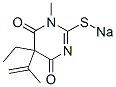 5-Ethyl-5-isopropenyl-1-methyl-2-sodiothio-4,6(1H,5H)-pyrimidinedione