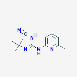 2-tert-butyl-1-cyano-3-(4,6-dimethylpyridin-2-yl)guanidine
